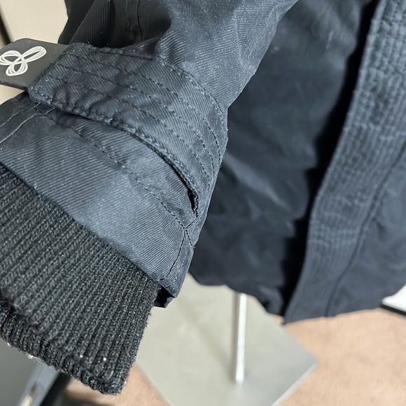 TNA Black Parka with Fur Trim - Picture 7 of 16